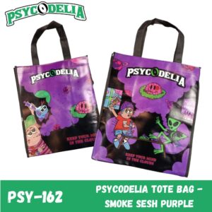 PSYCODELIA TOTE BAG - SMOKE SESH PURPLE