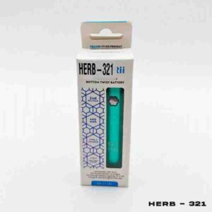DAZZLEAF SQUARii Bottom Twist 400mAh VV 510 Thread Battery - Mint Green