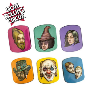 LION ROLLING CIRCUS MINI TIN BOX 12PACK