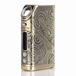TESLA NANO 120 BOX MOD ANTIQUE BRASS VERDE