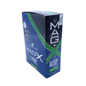 MAGX HEMP WRAP 4 X PK 25/CAJA BLUEBERRY BLAST