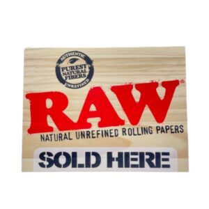 RAW WOOD SIGH/SOLD HERE