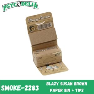 BLAZY SUSAN BROWN PAPER+TIPS (SIZE 8-IN) 16/PACK