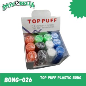 TOP PUFF PLASTIC BONG -12/Pack