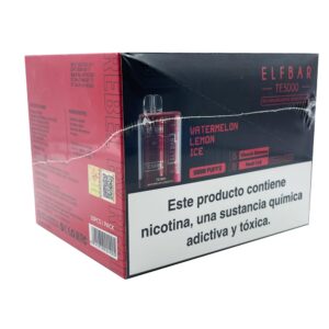 Elf Bar TE 5000 Disposable 5% (10/pack 130ml) Watermelon Lemon Ice