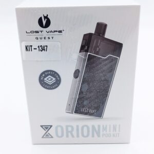 LOST VAPE  ORION MINI KIT - SILVER CARBON FIVER