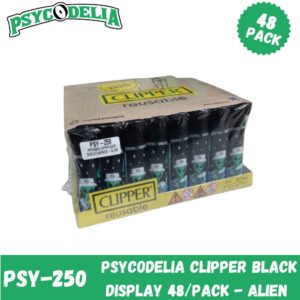 PSYCODELIA CLIPPER BLACK - DISPLAY 48/PACK - ALIEN