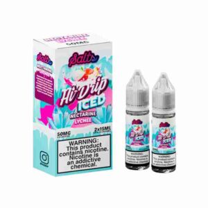 HI-DRIP SALT NECTARINE LYCHEE ICED 2X15ML 50MG