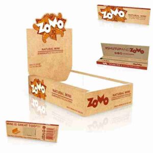 ZOMO ROLLING PAPER -25/Pack - 1 1/4 - NATURAL MINI REGULAR