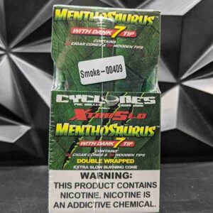 CYCLONES XTRASLO MENTHOSAURUS 24PACK (WOODEN TIPS)