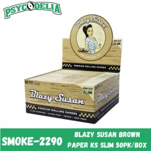 BLAZY SUSAN BROWN PAPER (KING SIZE SLIM) 50/PACK