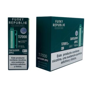 FUNKY REPUBLIC TI 7000 Disposable (5/PACK 12.8ml) - Cantaloupe Apple