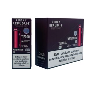 FUNKY REPUBLIC TI 7000 Disposable (5/PACK 12.8ml) - Watermelon Ice