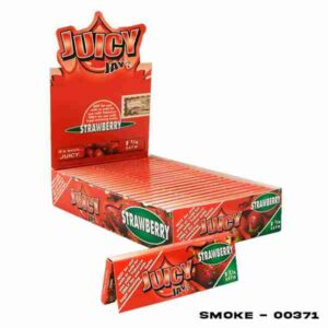 JUICY JAYS ROLLING PAPPER 24/Pack 1 1/4 STRAWBERRY
