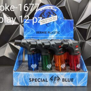 SPECIAL BLUE BERNIE PLASTIC TORCH 12PK - LT108M