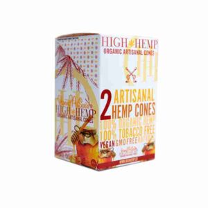 HIGH HEMP CONES -15/Pack - HONEY POST SWIRL