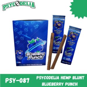 PSYCODELIA HEMP BLUNT (25/Pack) - BLUEBERRY PUNCH DISPLAY