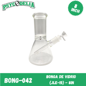 BONGA DE VIDRIO (JLE-15) - 8IN