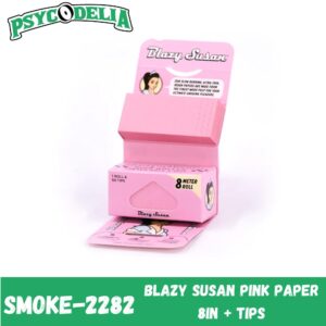 BLAZY SUSAN PINK PAPER+TIPS (SIZE 8-IN) 16/PACK