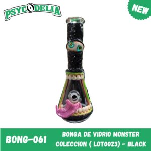 BONGA DE VIDRIO MONSTER COLECCION ( LOT0023) - BLACK