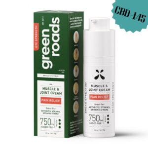 GREEN ROADS - 4/Pack - 750mg - Pain Relief Cream