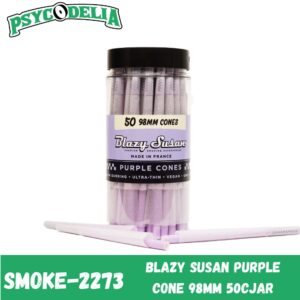 BLAZY SUSAN PURPLE CONE (SIZE 98MM) 50/PACK
