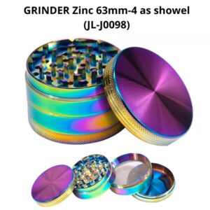 GRINDER Zinc 63mm-4 as showel (JL-J0098) 6 PACK