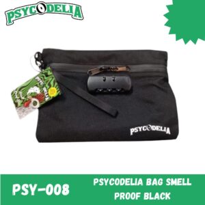 PSYCODELIA BAG SMELL PROOF BLACK