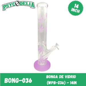 BONGA DE VIDRIO (WPB-236) - 14IN