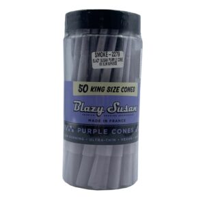 BLAZY SUSAN PURPLE CONE (KING SIZE SLIM) 50/PACK
