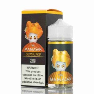 MAMASAN E-LIQUID GUAVA PEACH ICE 0MG 60ML