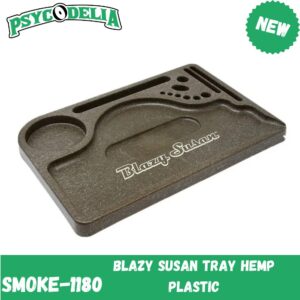 BLAZY SUSAN TRAY HEMP PLASTIC