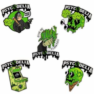 PSYCODELIA STICKER - 5/PACK