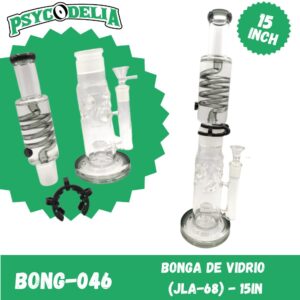 BONGA DE VIDRIO (JLA-68) - 15IN