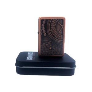ENCENDEDOR BRONZE COLOR COBRE RULETA #1