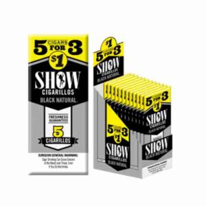 SHOW 5EN1 - 15/Pack - BLACK NATURAL