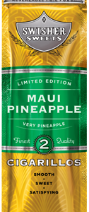 SWISHER SWEETS 2PACK BOX w/15 MAUI PINEAPPLE
