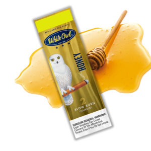 WHITE OWL BOX w/15 HONEY