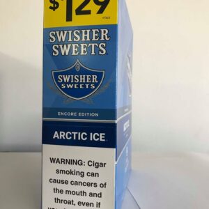 SWISHER SWEETS 2PACK BOX w/15 ARTIC ICE