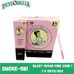 BLAZY SUSAN PINK CONE (SIZE 1 1/4) 21/PACK
