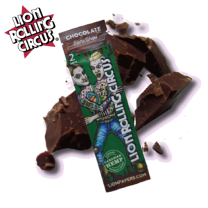 LION ROLLING CIRCUS HEMP WRAP CHOCOLATE 25 PACK